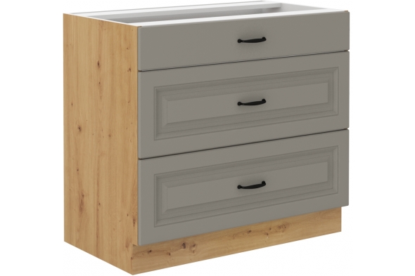 Szafka dolna 3 szuflady 80 D 3S PREMIUM BOX